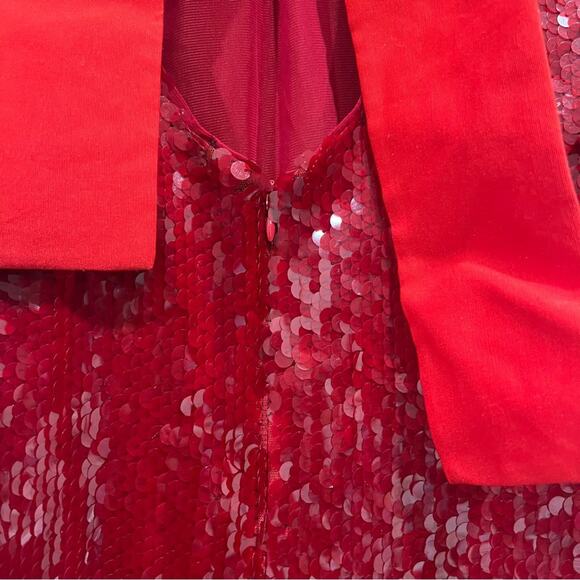 STAUD Mini Ilana Dress in Poinsettia - Picture 6 of 11